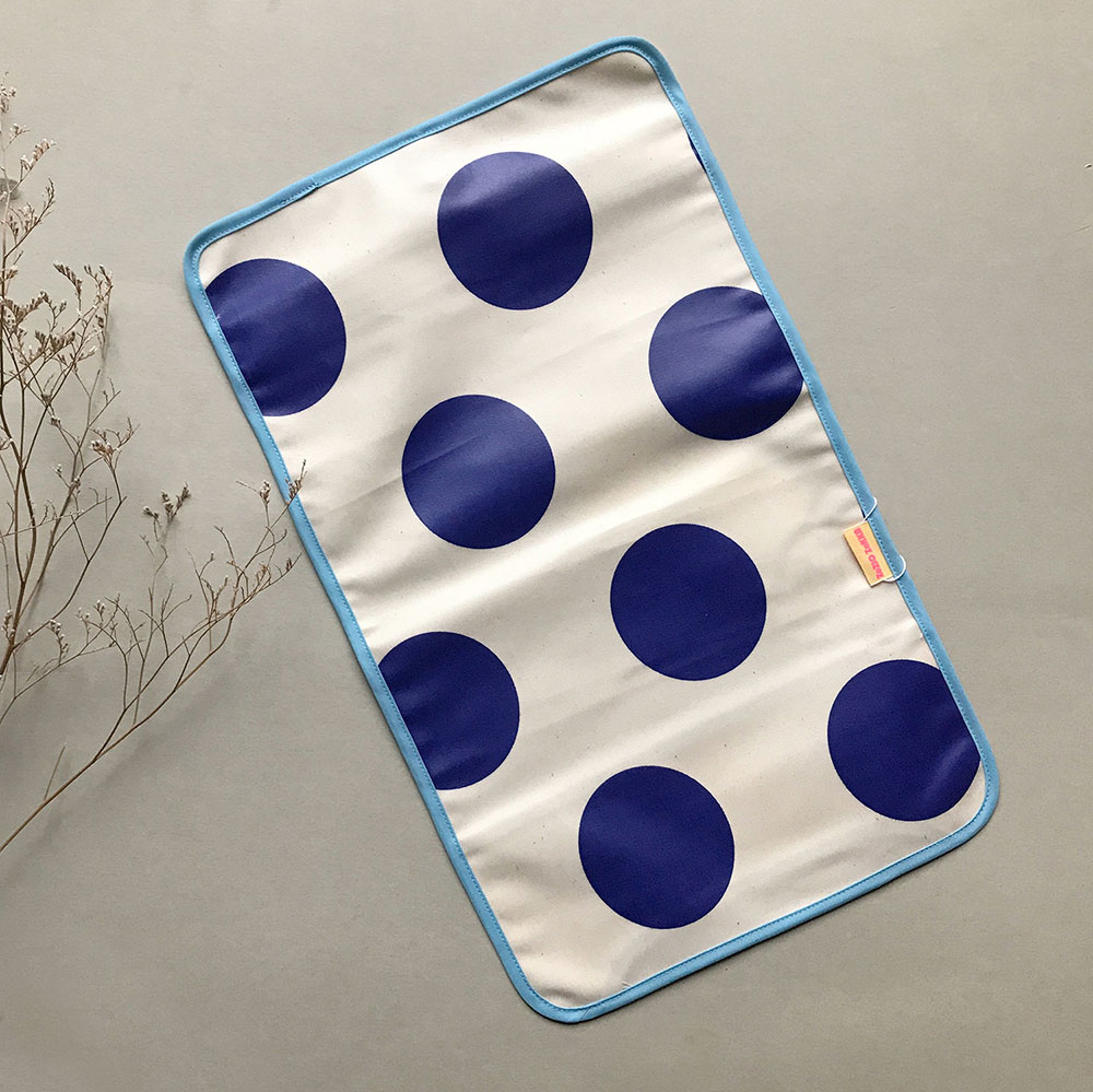 zoziozakka ゾジヲザッカ LANDOSERU cover ラドセルカバー　bleu dots