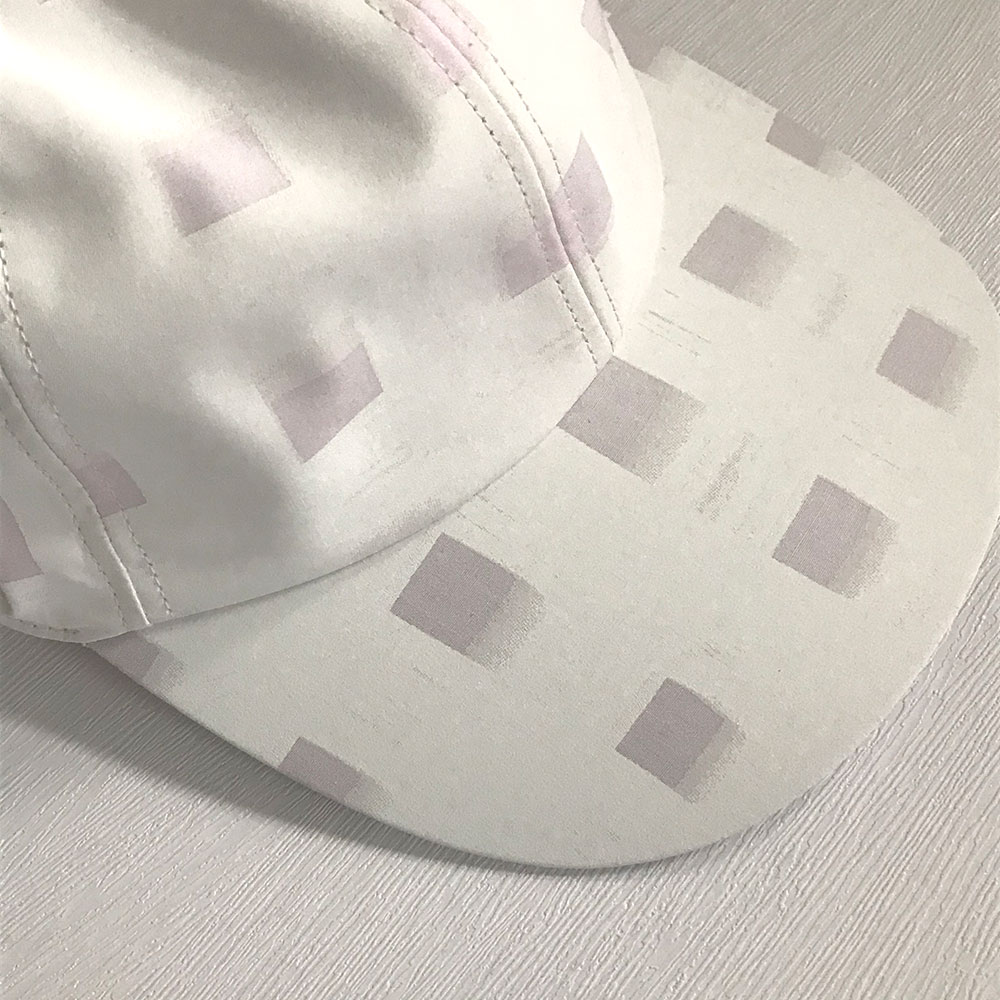 ● frankygrow ORIG. CHECK CAP WHITE-PK