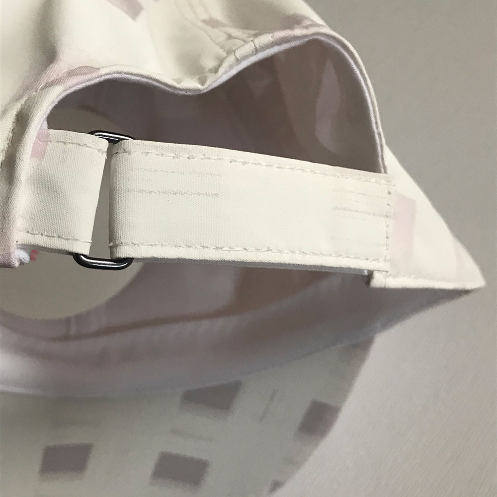 ● frankygrow ORIG. CHECK CAP WHITE-PK