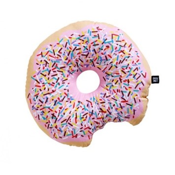 オーストラリアから SACK ME! ドーナツクッション　Krispy Dreme (Pink) 直径約40cm 撮影小物