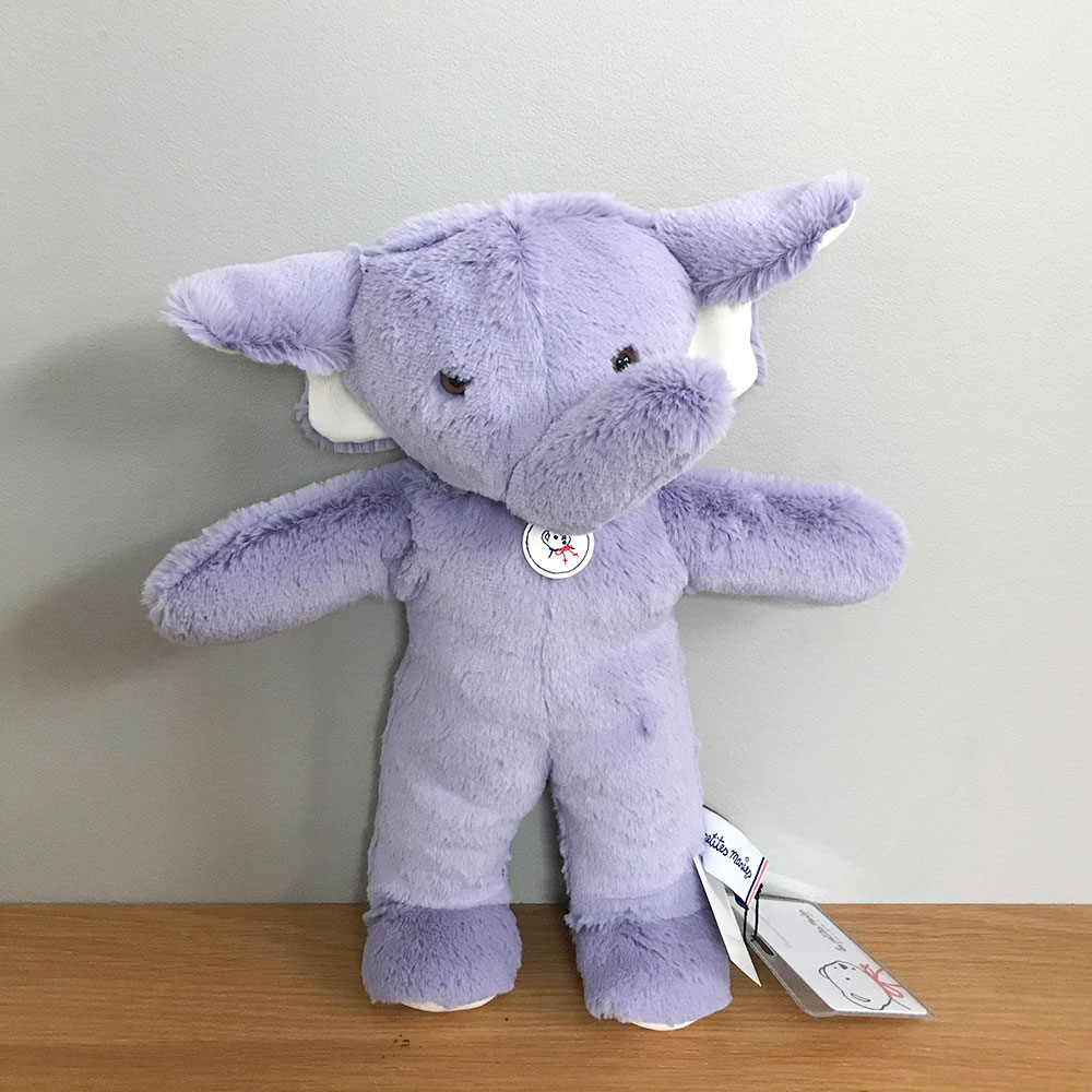 フランスから Les Petites Marie (レ・プティット・マリー) ROUDOUDOU elephant parme 33cm															トワヌー