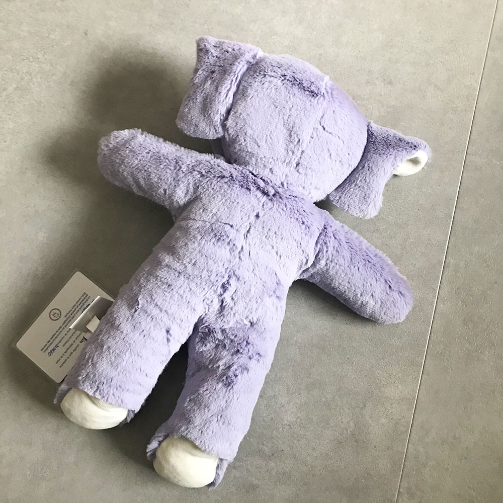 フランスから Les Petites Marie (レ・プティット・マリー) ROUDOUDOU elephant parme 33cm															トワヌー