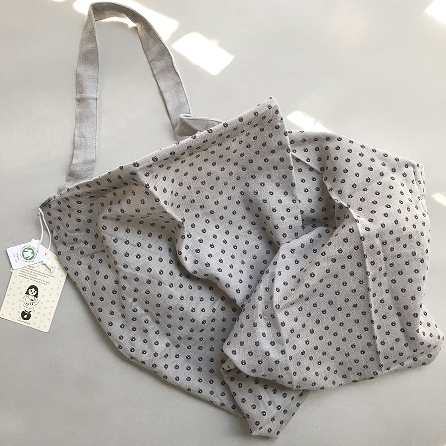 From Denmark Smafolk  授乳ケープ gy/pu 【ネコポス可】 organic cotton