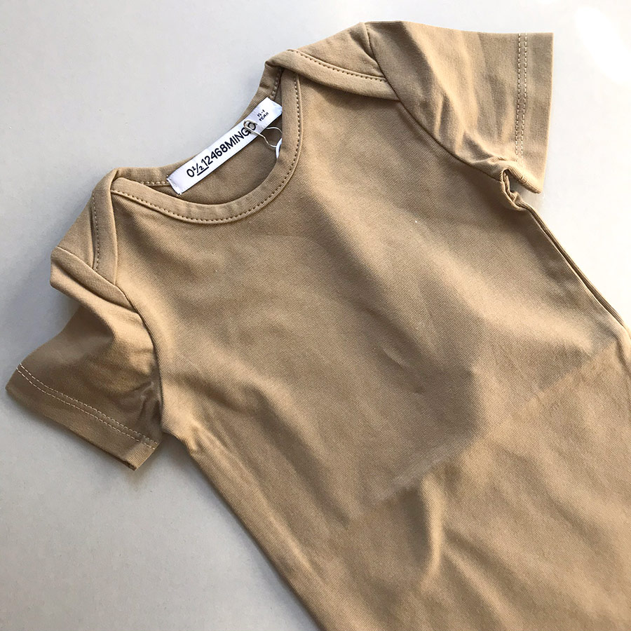 [50%OFF] From Netherlands MINGO Bodysuit short sleeves Oak -/60/70