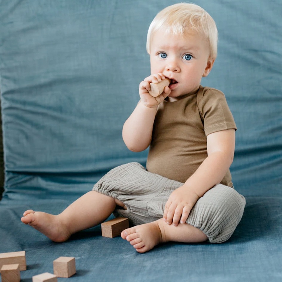 [50%OFF] From Netherlands MINGO Bodysuit short sleeves Oak -/60/70