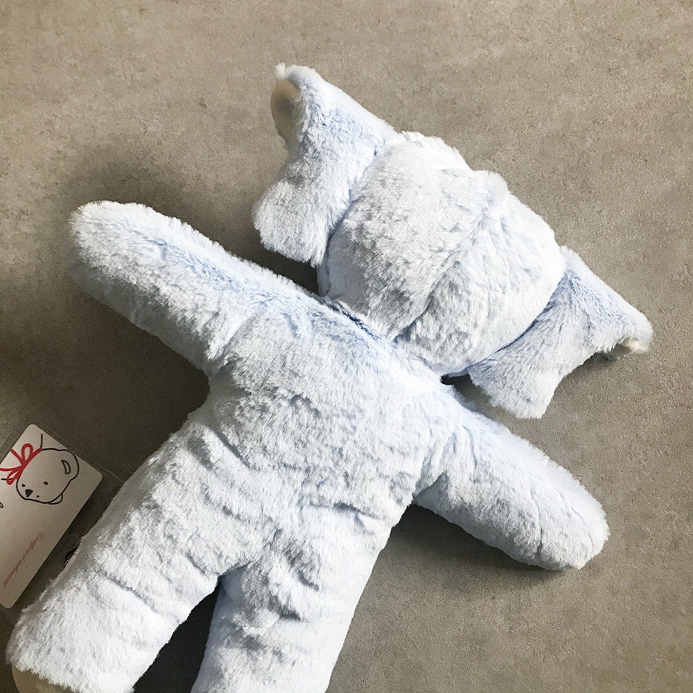 フランスから Les Petites Marie (レ・プティット・マリー) ROUDOUDOU elephant BLUE CIEL 33cm															トワヌー