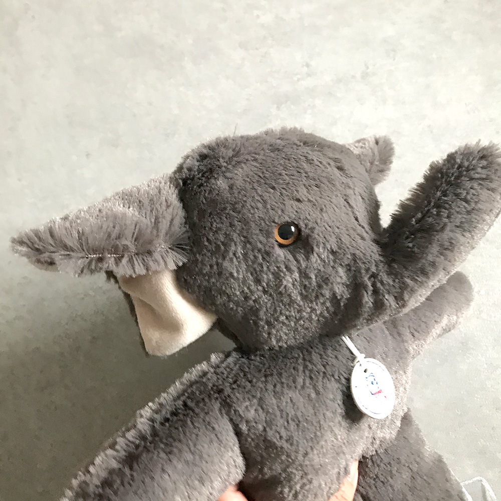 フランスから Les Petites Marie (レ・プティット・マリー) ROUDOUDOU elephant GRIS 33cm															トワヌー