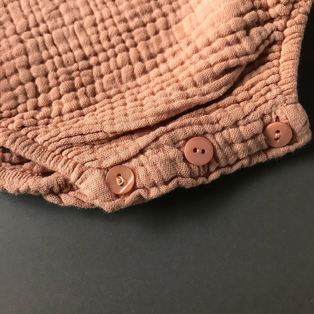 [40%OFF] From spain MY LITTLE COZMO organic baby lace romper ガーゼロンパース オーガニックコットン 60/80/90-100 pink