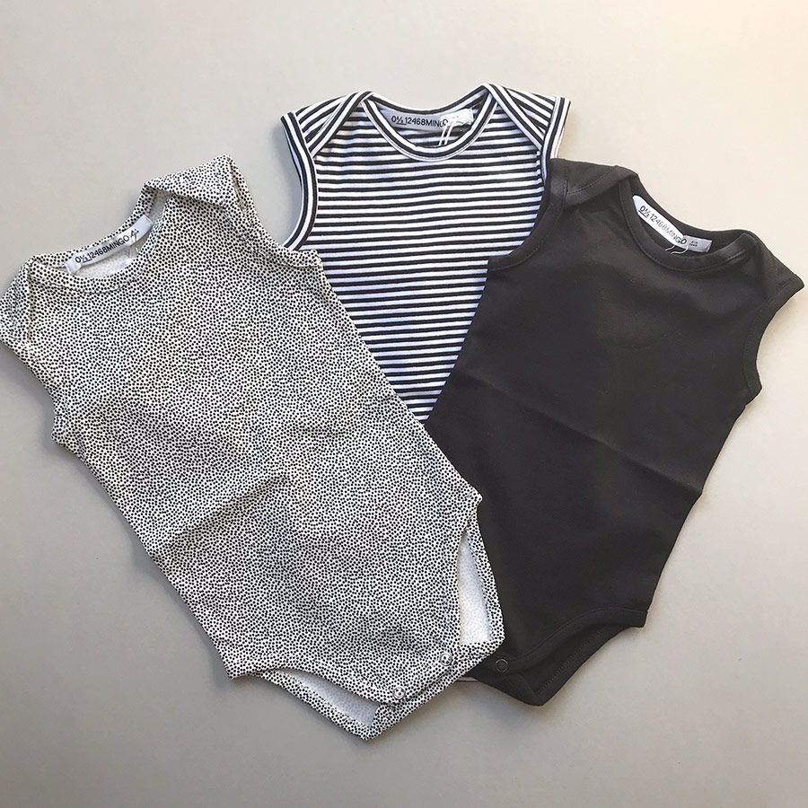 [50%OFF] From Netherlands MINGO Bodysuit Sleeveless Dots 新生児/60/-