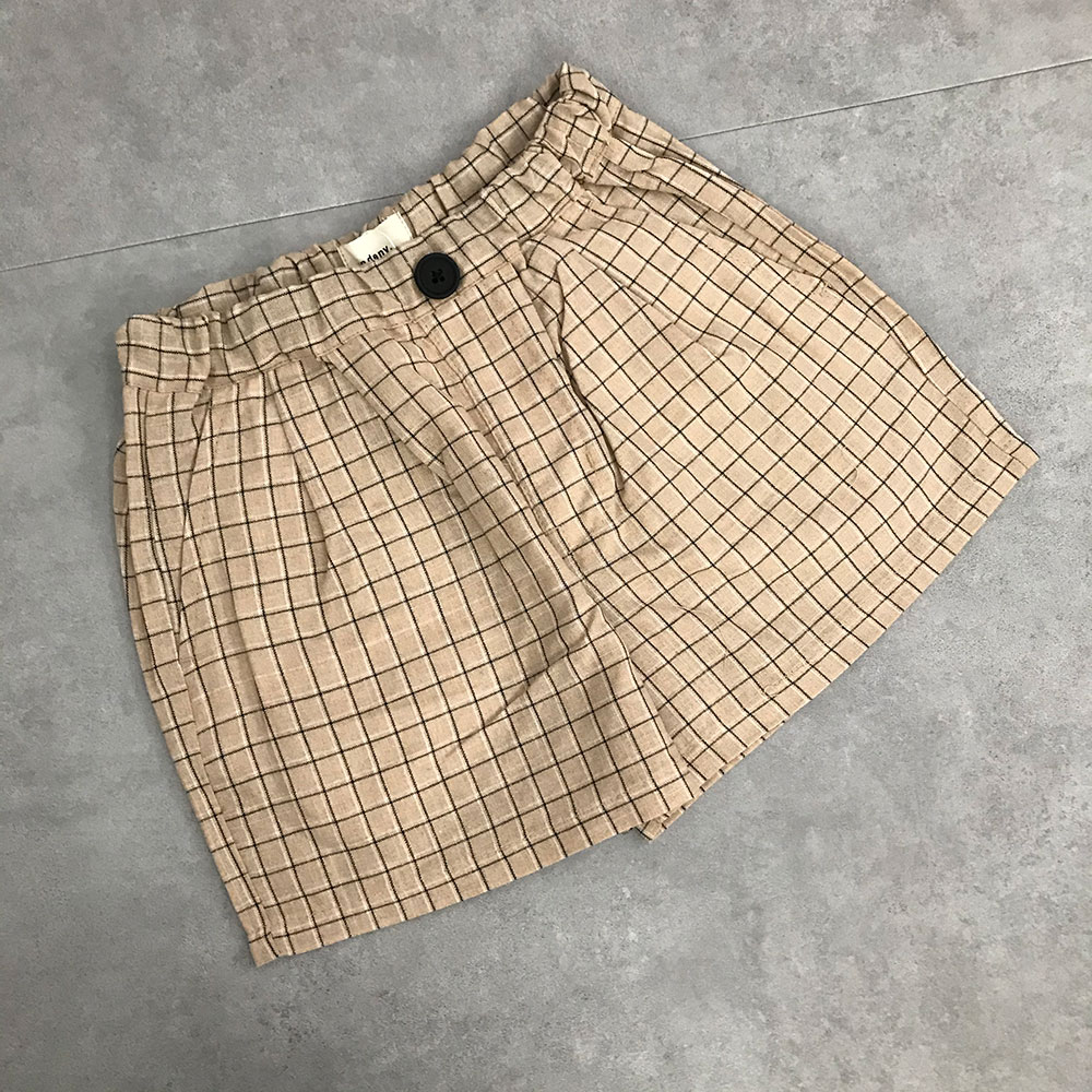 [60%off] undeny チェック2タックショーツ S(90-100)/M(110-120)/-/-