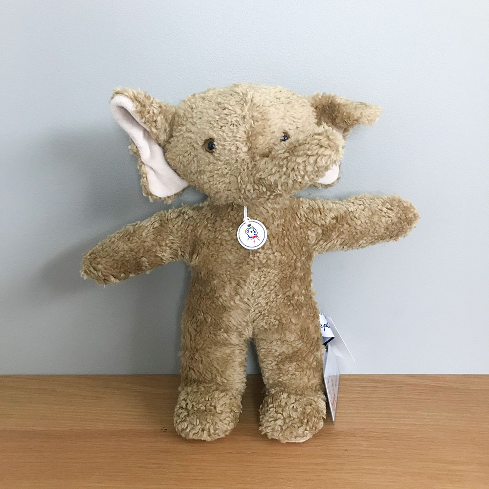 フランスから Les Petites Marie (レ・プティット・マリー) ROUDOUDOU elephant VINTAGE CLAIR 33cm															トワヌー