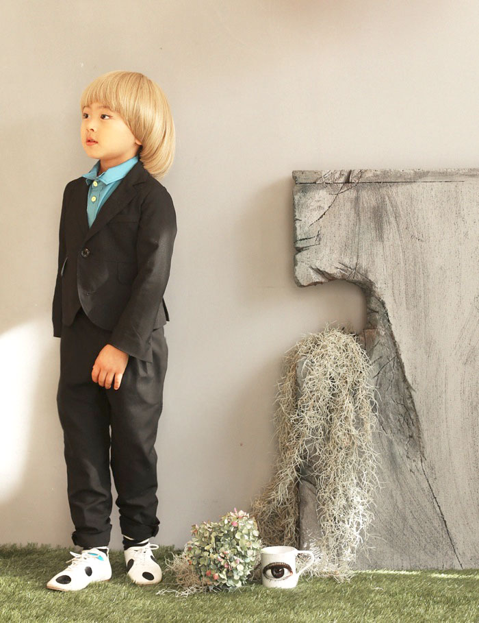 [60%OFF] frankygrow フランキーグロウ 14SS JACKET 14S ブラック／ネイビー 100/110/120