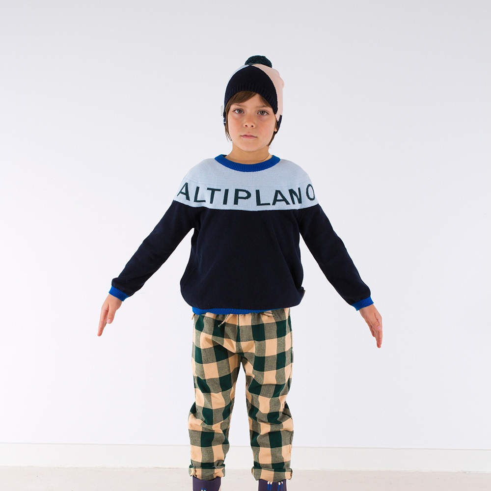 ［再下 50%OFF］tinycottons スペインから  geometric beanie navy / light blue / nude / dark green