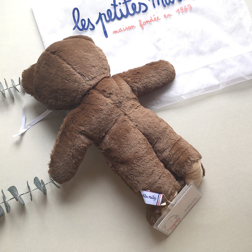 フランスから Les Petites Marie (レ・プティット・マリー) Ours Toinou MARRON 　トワヌー