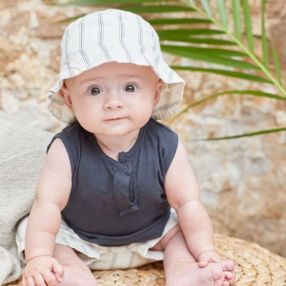 From spain MY LITTLE COZMO CROATA HAT LG ALEX カラーLIGHT GREY 43-46／46-48cm ご出産祝に