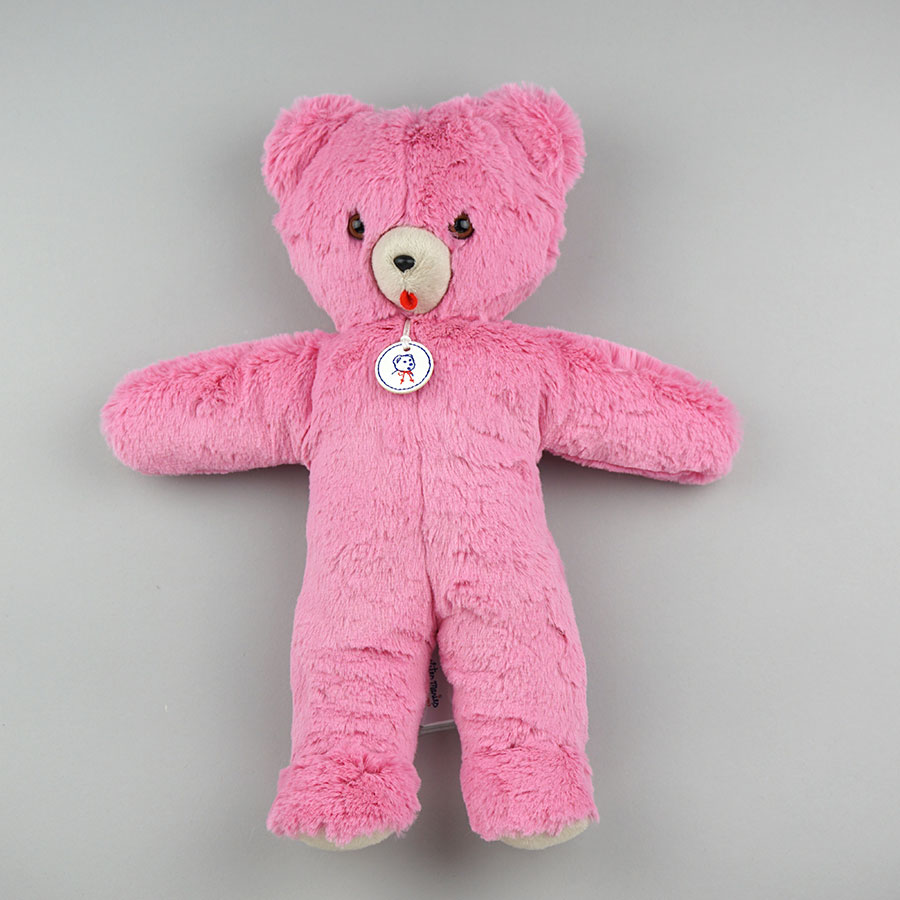 ●フランスから Les Petites Marie (レ・プティット・マリー) Ours Toinou FUCHSIA 33cm						トワヌー
