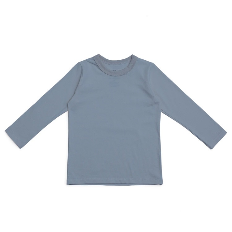 [50%OFF] From Brooklyn winter water factory Long-Sleeve Tee - Solid Slate Blue 90-100/100-110