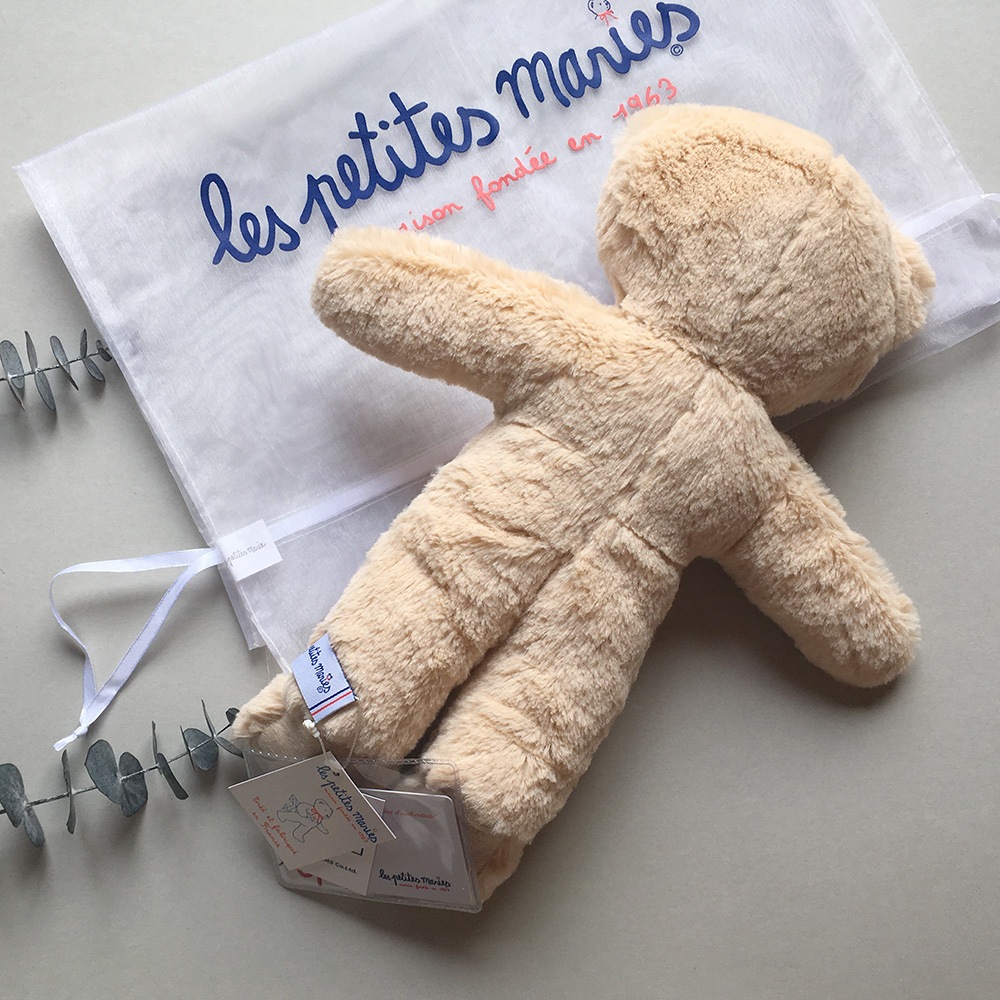 フランスから Les Petites Marie (レ・プティット・マリー) Our Toinou Beige bear トワヌー