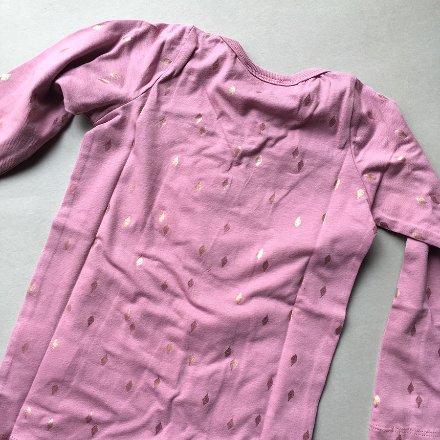 【60%OFF】デンマークから KNAST Golden Harlequin Gwyneth blouse 長袖Tシャツ 90-100/100-110/110-120