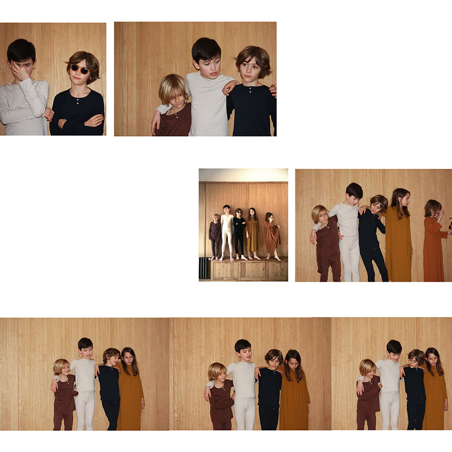 フランスから Le Petit Germain　MOLLIE Robe  -/110-120/120-130/-/- BRUME