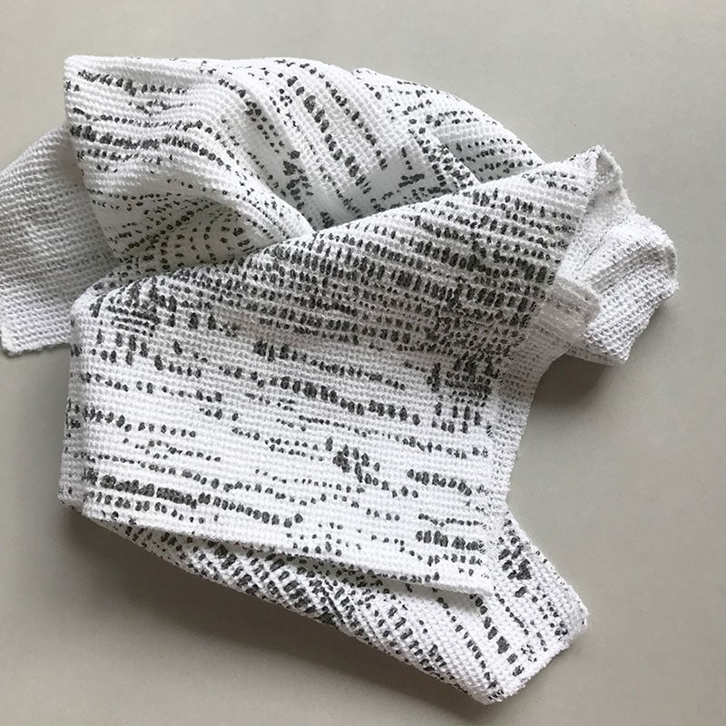moumout' paris ムームーパリ オエコテックス ハニカム フェイスタオル towel in honeycomb spot