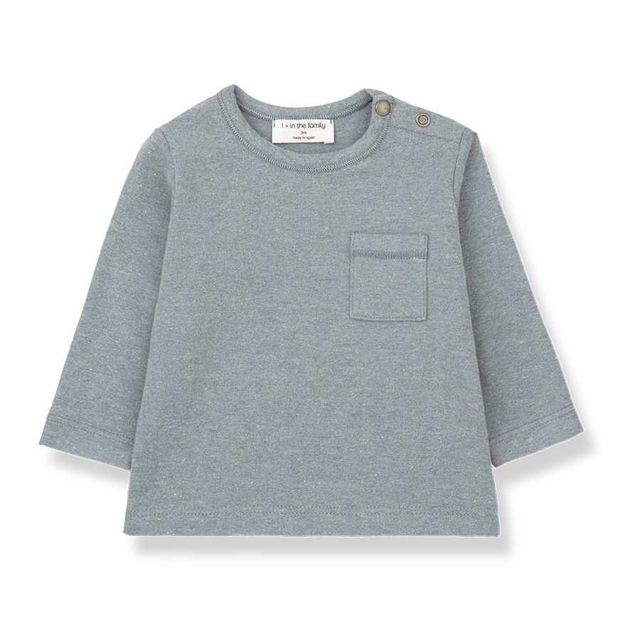 [50%OFF] From spain 1+in the family BILBAO long sleeve t-shirt LIGHT BLUE NB-60/-/-