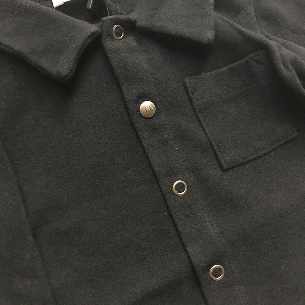 [50%OFF] From spain 1+in the family LUGO shirt BLACK NB-60/70-80/80-90/100 BLACK