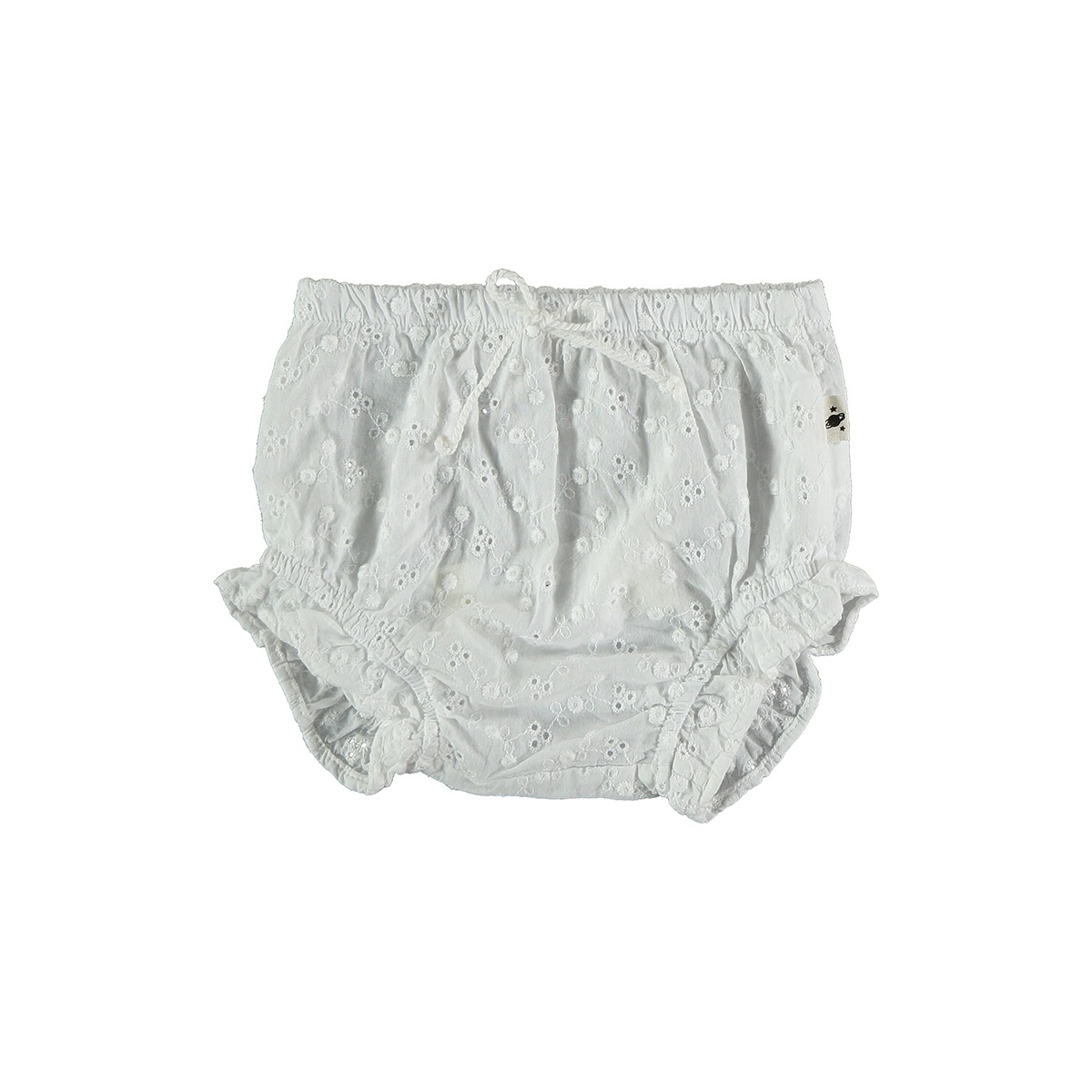 【50%OFF】 From spain MY LITTLE COZMO  BLOOMER - EMBROIDERY 80/90 ホワイト HAZEL112