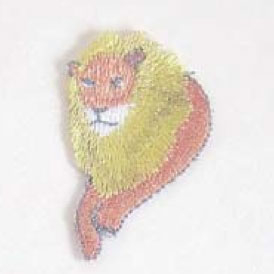 keikooogami 大神慶子 アイロンアップリケ Lion 2枚セット