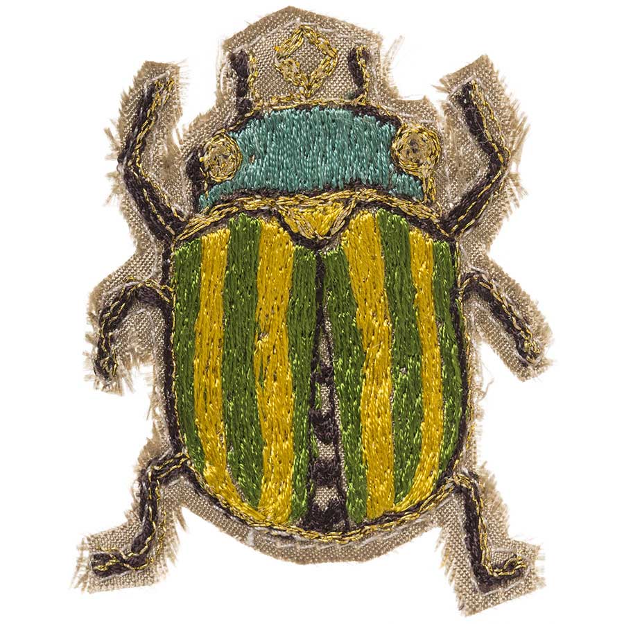 Coral & Tusk コーラルアンドタスク 13AW 刺繍バッチ silk gold bug pin C