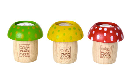 PLAN TOYS プラントイ　きのこのカレイドスコープ Mushroom Kaleidoscope
