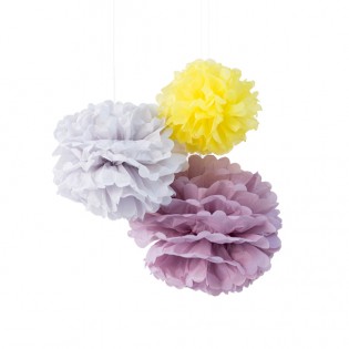 ENGEL Pom Pom small ビッグペーパーフラワー　パーティーの飾り付けにも　sunshineセット small