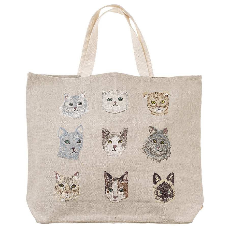 新品　CORAL&TUSK コーラル&タスク ネコのトートバッグ CORAL&TUSK [Cat Toy Canvas Medium Bucket] 猫モチーフ キャンバス