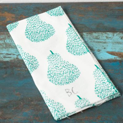 BOBO CHOSES Maison Hand Towel 35 x 92cm   Pear/Banana/Apple/Pineapple