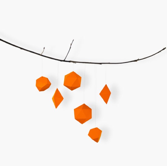 kolor カラー ドイツ ペーパージュエリー paper jewelry [neon orange]