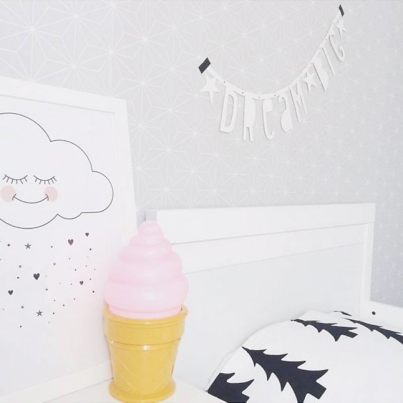 A Little Lovely Company DIY LETTER BANNER 手書き風 オリジナルバナー ホワイト