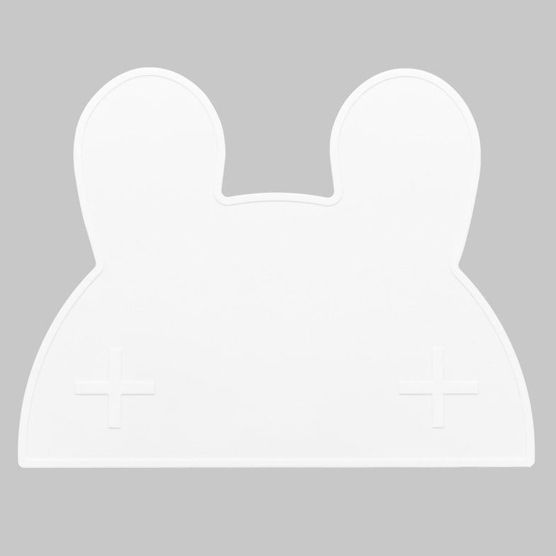 オーストラリアから  We might be tiny シリコン製プレイスマット お食事マット Bunny Placie-White