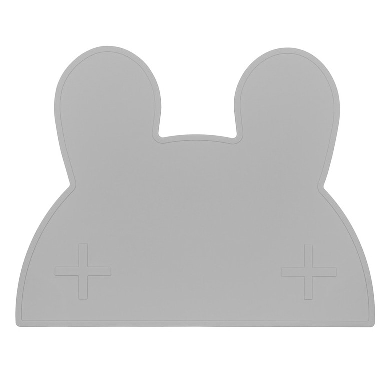 オーストラリアから We might be tiny シリコン製プレイスマット お食事マット Bunny Placie-Gray