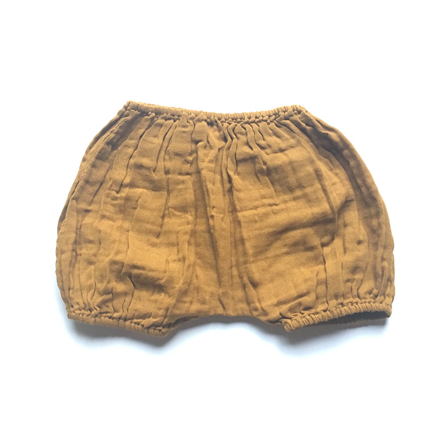 Numero 74 ヌメロ Emi Bloomer  ～6ヶ月/2歳ぐらいまで　ダブルガーゼブル オーク by イタリア Gold [※1 クリックポスト可]　