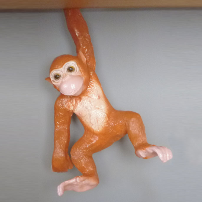 Resins Animals Monkey　お部屋をおもしろく、かっこよく テナガザルの置物