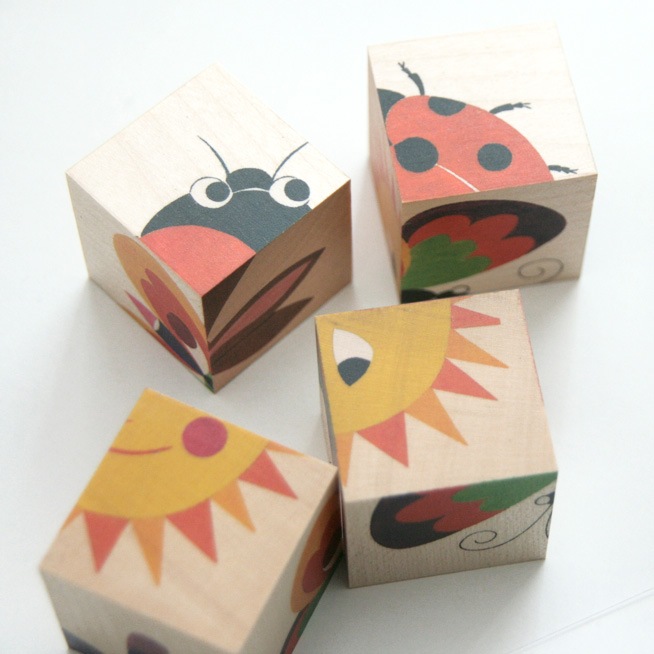 スイス アトリエ・フィッシャー社 六面体パズル4ピース /ナチュラル