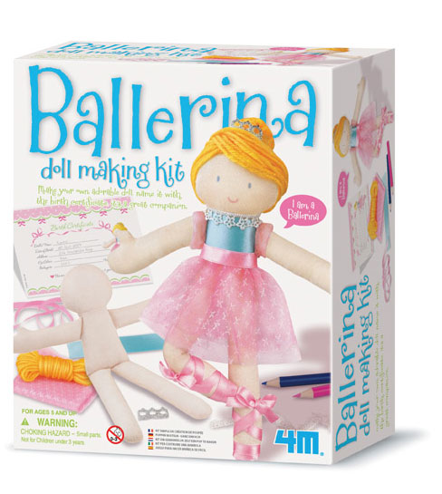 4M バレリーナドールメイクキット　Ballerina Doll Making KitBack 思いを形にするキット