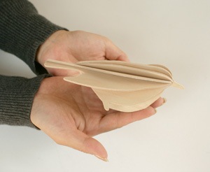 lovi オーナメントカード BIRD（バード）Sサイズ 12.5cm （プライウッド白樺）