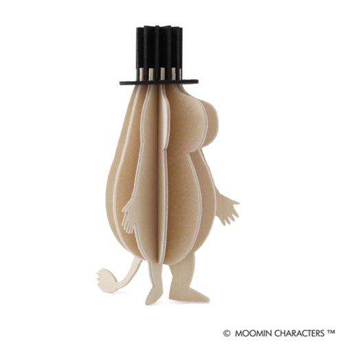 lovi オーナメントカード MOOMIN PAPPA（ムーミン・パパ） / 11.5cm （プライウッド白樺）