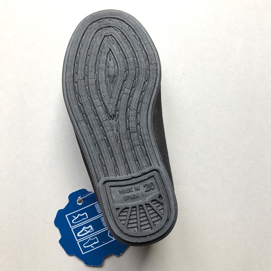 La Cadena GIMNASIA - Panel Slip On Black / Beige 上履き 22.5-24cm