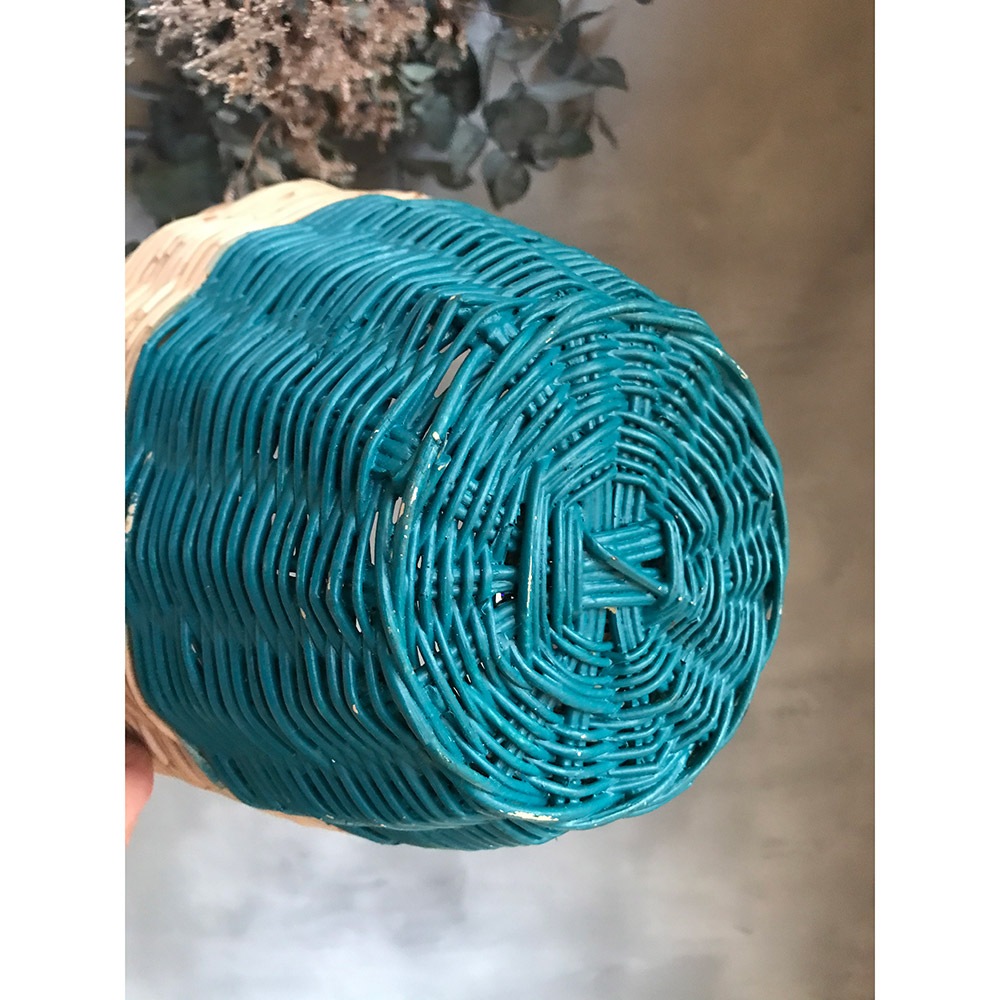 Numero 74 ヌメロ Basket バイカラー small 口径 約25cm 高さ 約18ccm Color Rattan Basket