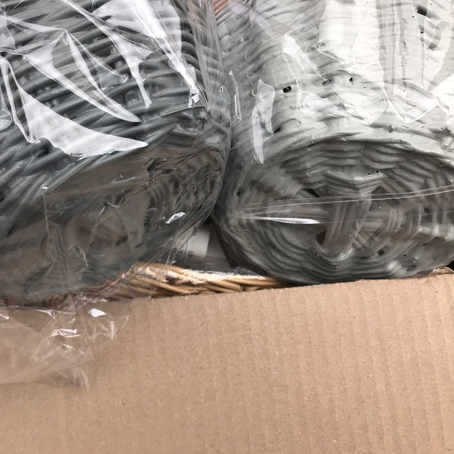 Numero 74 ヌメロ Basket バイカラー small 口径 約25cm 高さ 約18ccm Color Rattan Basket