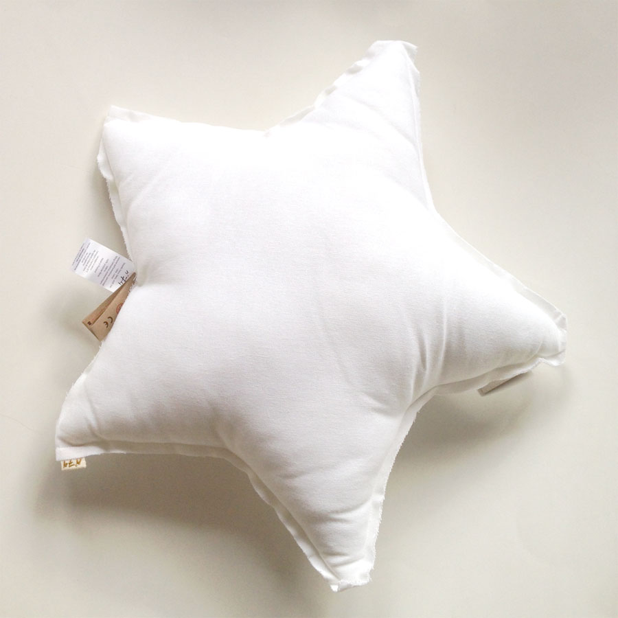 Numero 74 ヌメロ 【S】Star Cushions 星のクッション 42×42cm s001 white by イタリア