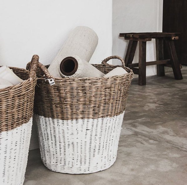 Numero 74 ヌメロ Basket バイカラー Large 口径 約45cm 高さ 約40ccm