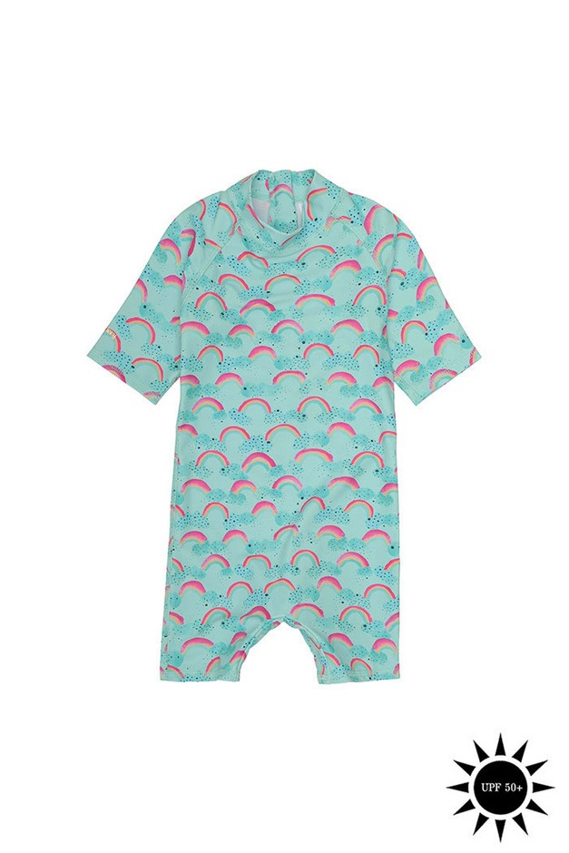 ［60%OFF］From DENMARK soft gallery UPF 50+　Sunsuit Rey rainbow 2Y-/-